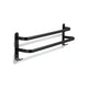 Porte-serviette Double Noir