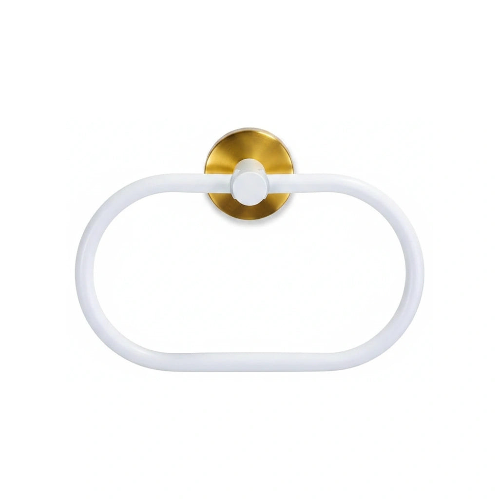 Anneau Porte-serviette Blanc - FOND-BLANC [STUDIO:FOND-BLANC]