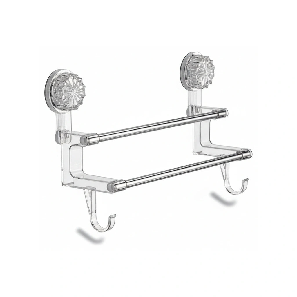 Barre Porte-serviette Transparente - FOND-BLANC [STUDIO:FOND-BLANC]