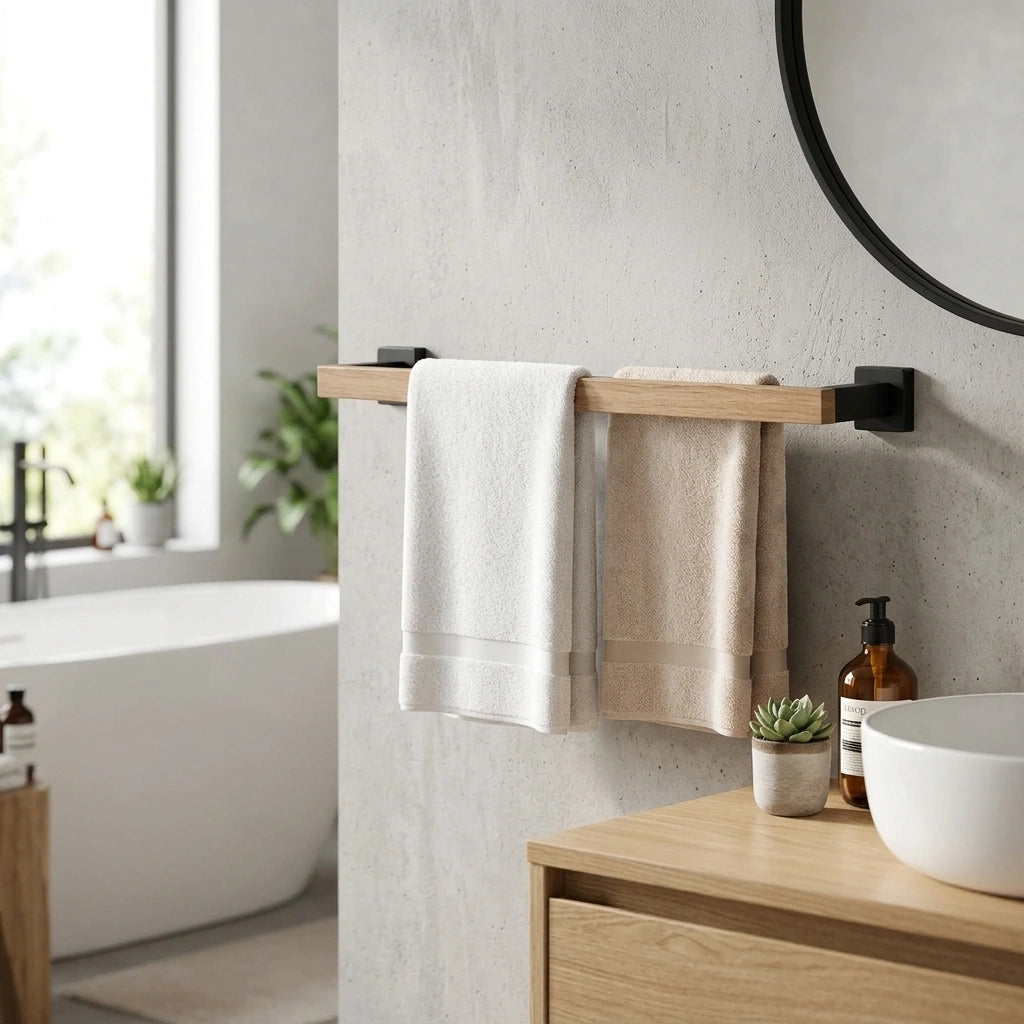 Barre Porte-serviette En Bois - DECOR [STUDIO:DECOR]