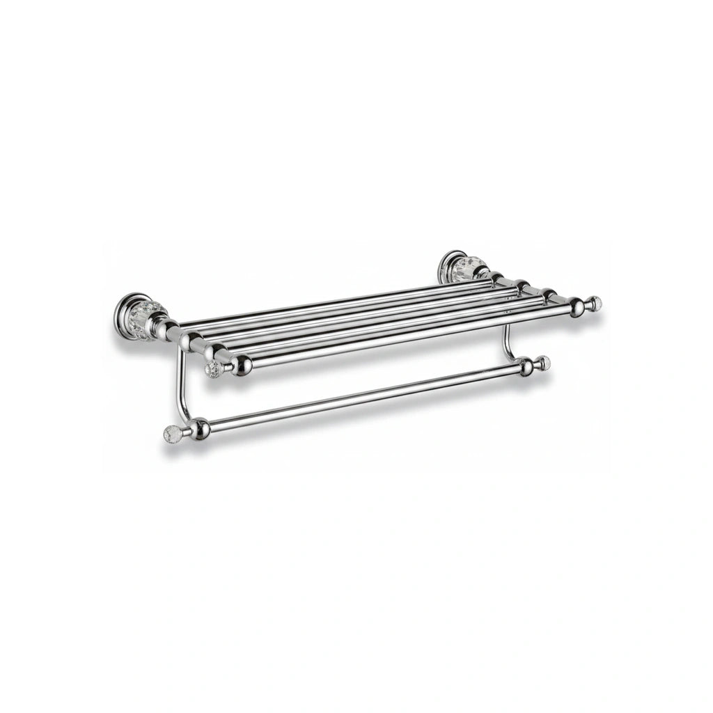 Porte-serviette Inox Et Verre - FOND-BLANC [STUDIO:FOND-BLANC]
