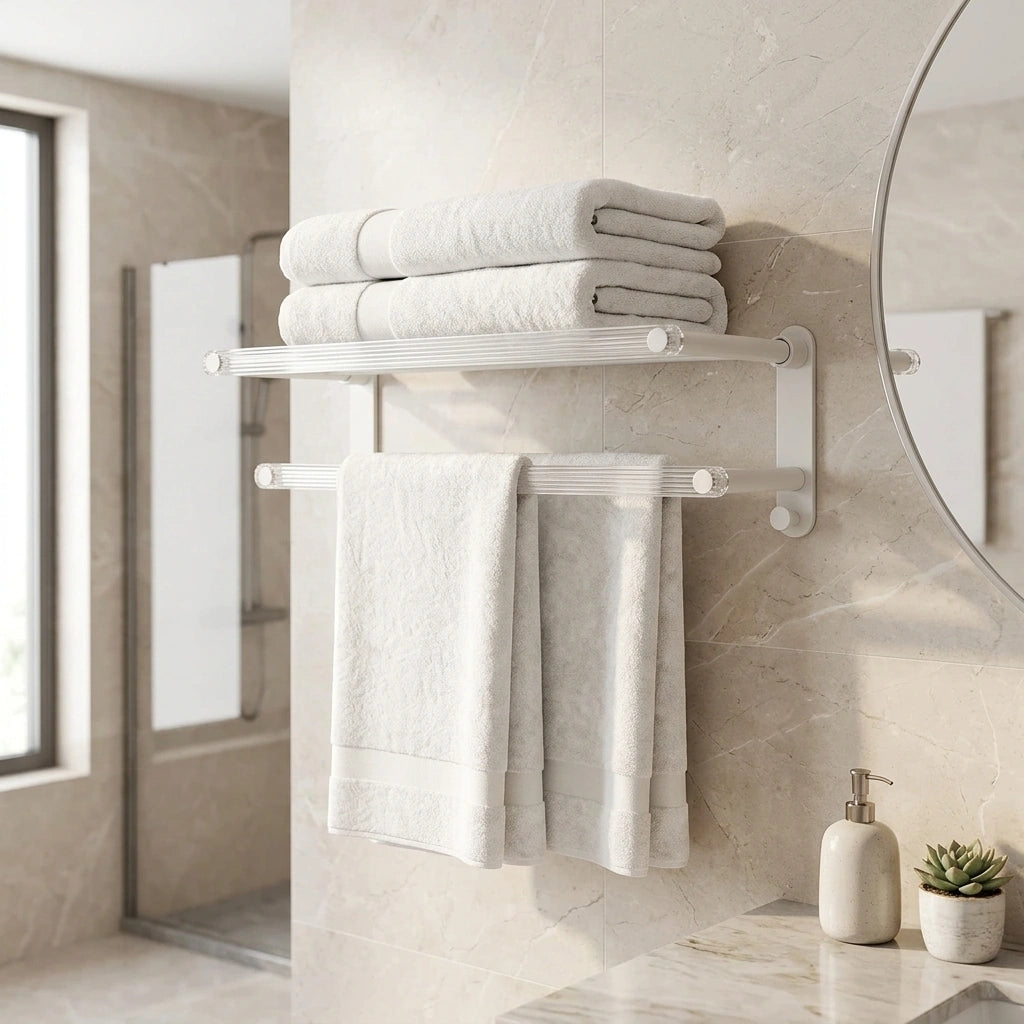 Porte-serviette Blanc Design - DECOR [STUDIO:DECOR]