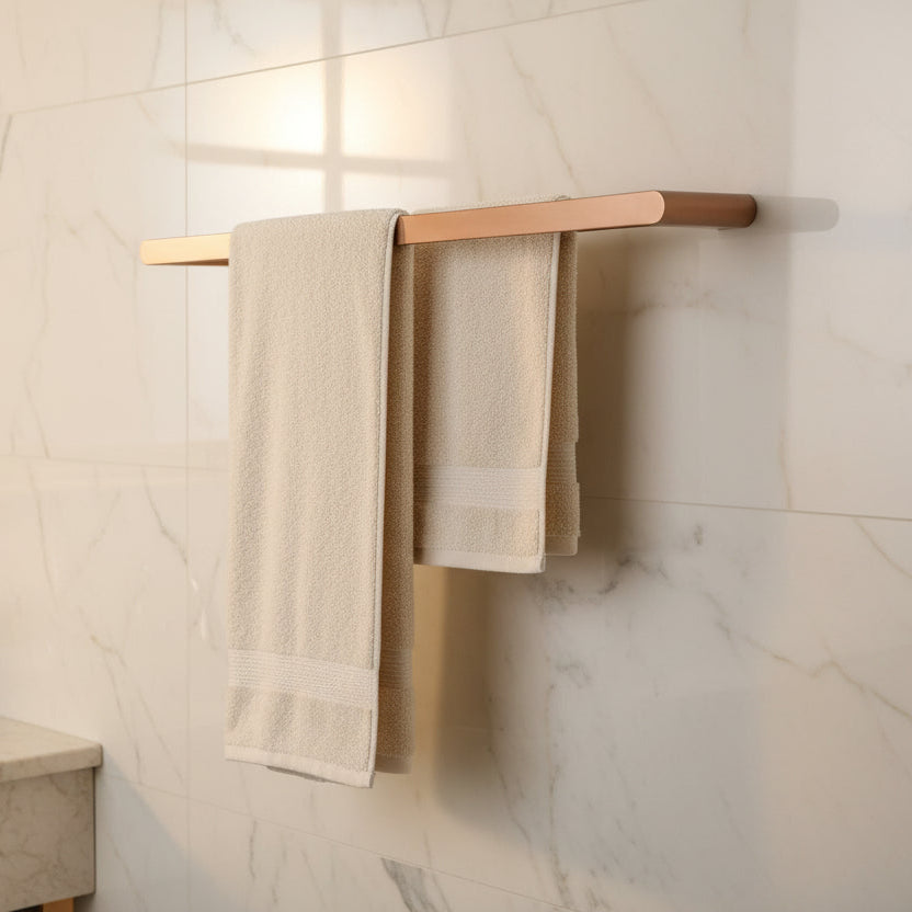 Porte-serviette Inox Deux Barres - DECOR [STUDIO:DECOR]
