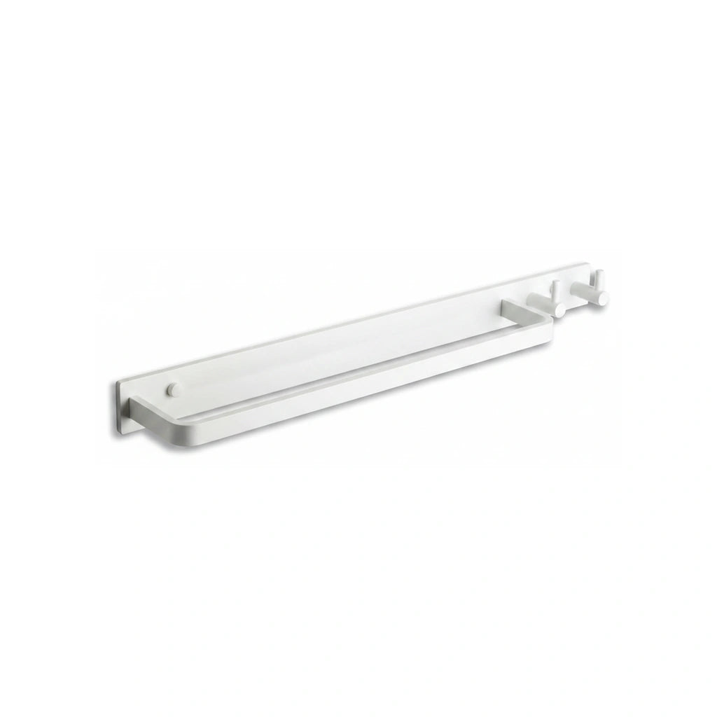 Barre Porte-serviette Blanche - FOND-BLANC [STUDIO:FOND-BLANC]