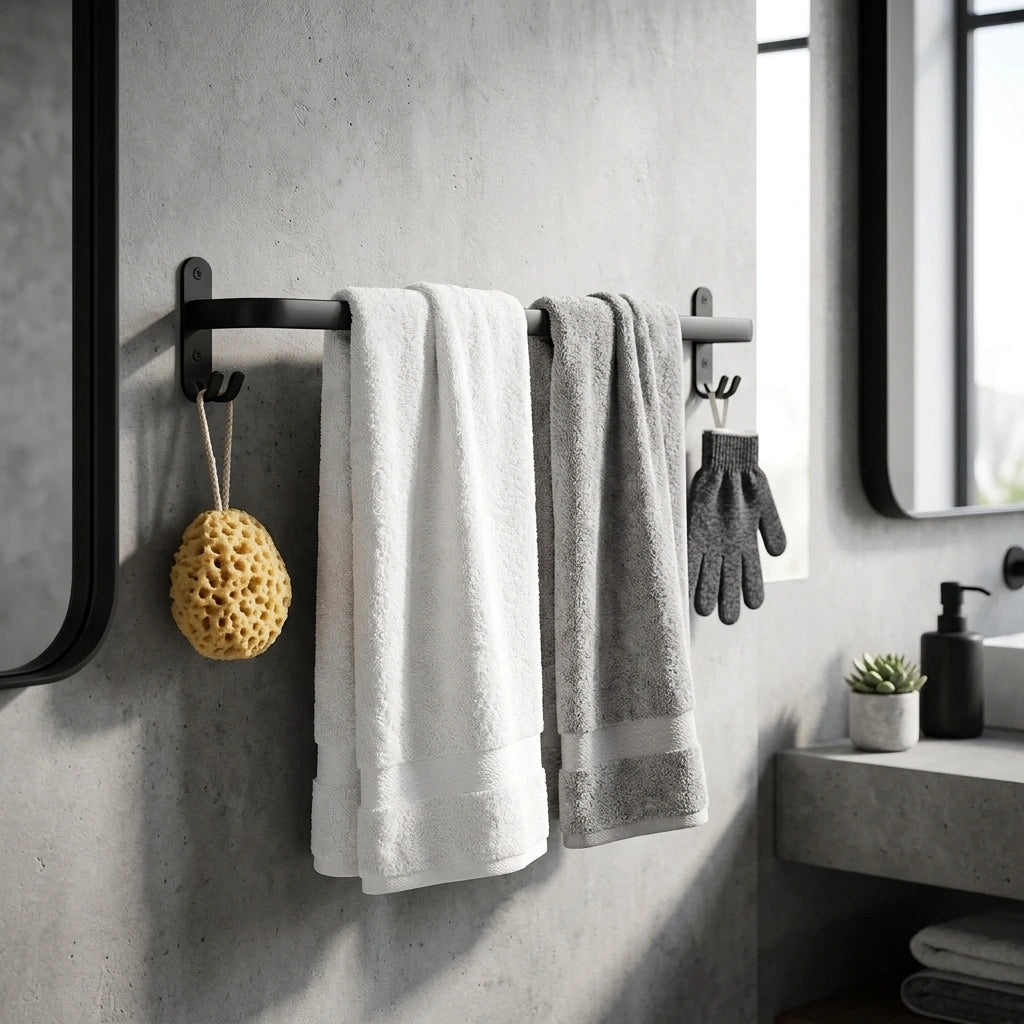 Barre Porte-serviette Noire - DECOR [STUDIO:DECOR]