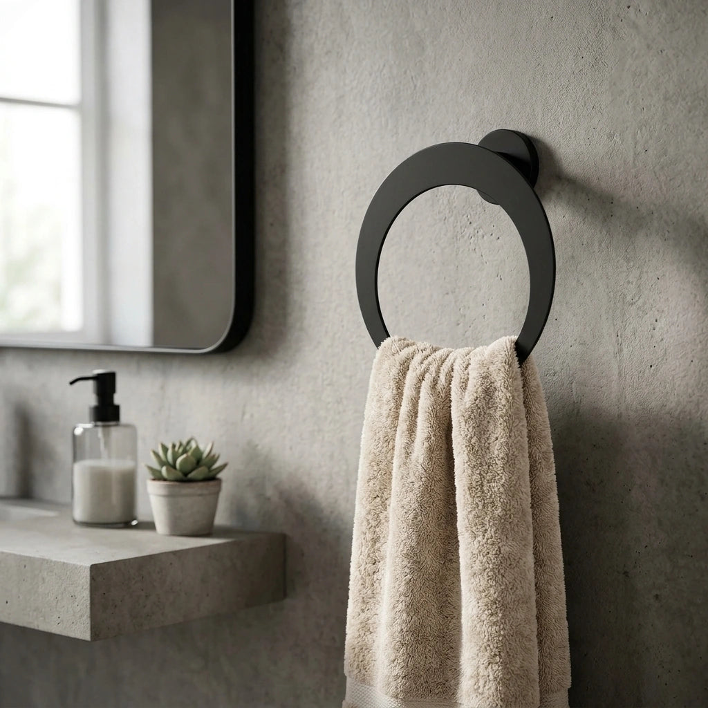 Anneau Porte-serviette Noir - DECOR [STUDIO:DECOR]