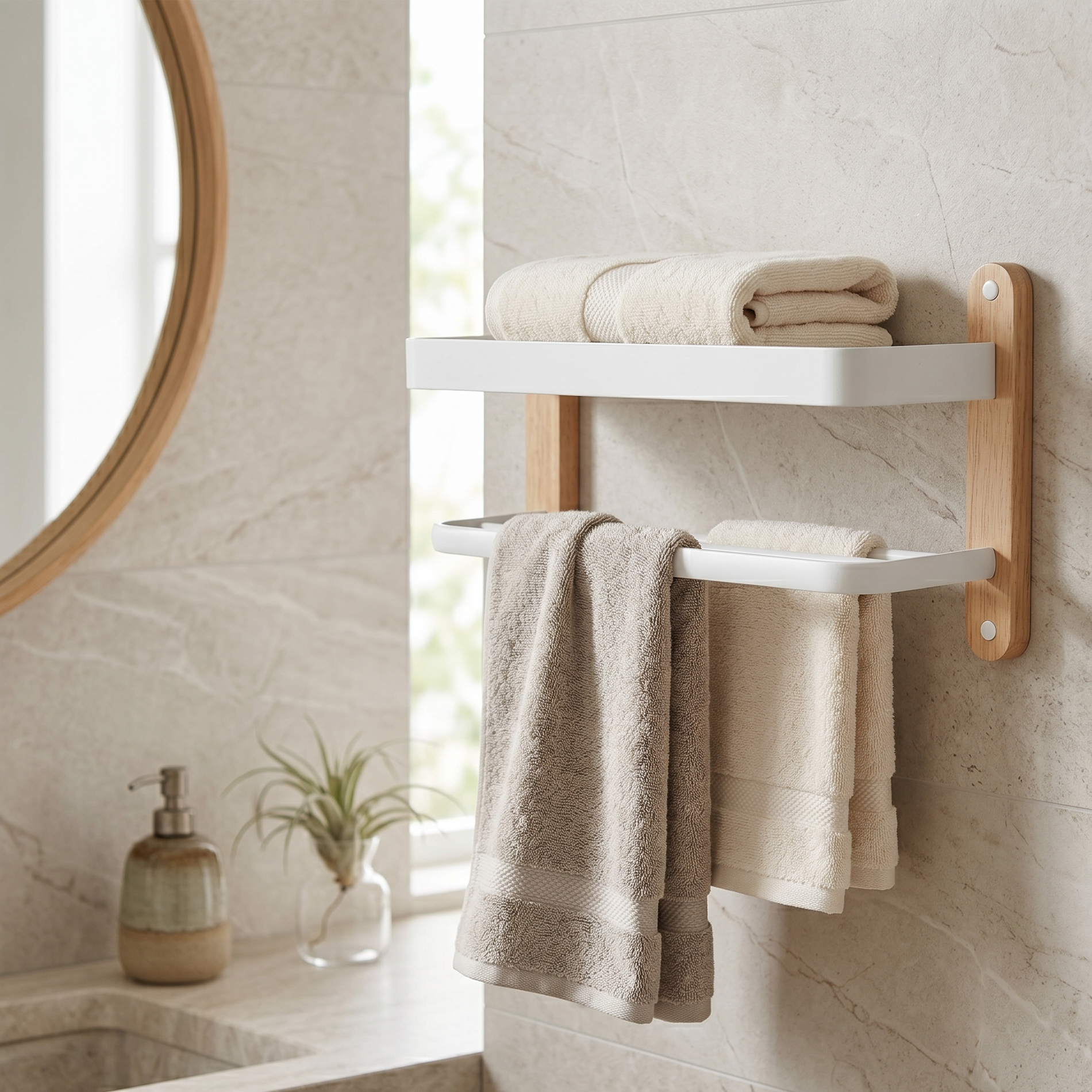 Porte-serviette Rangement Étagère