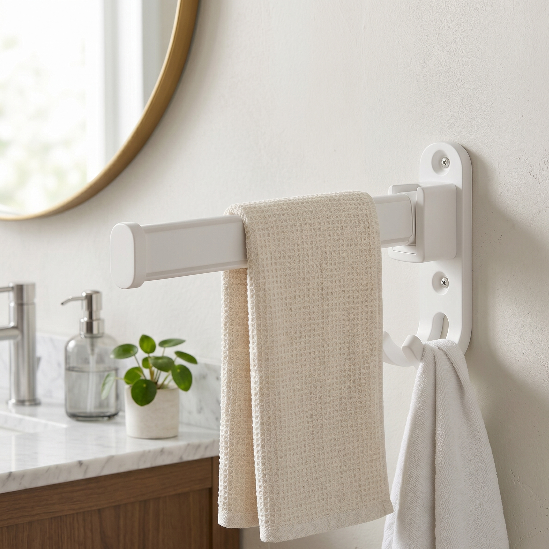 Porte-serviette Escamotable
