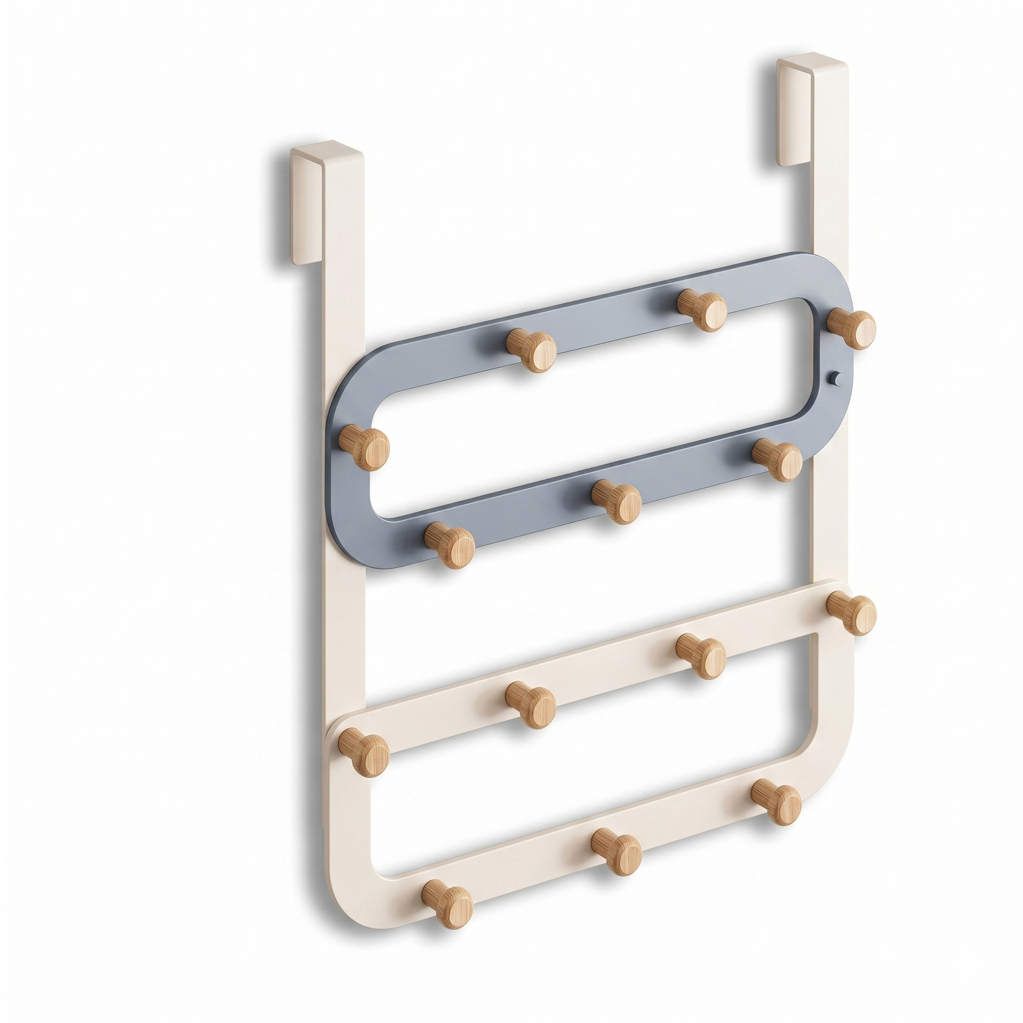 Porte-serviette Paroi Douche Bois
