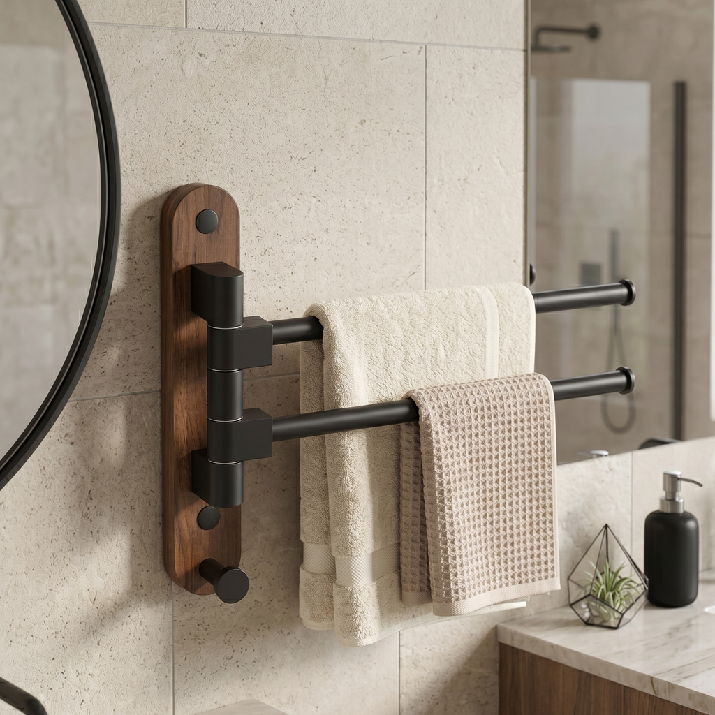 Porte-serviette 5 Barres Pivotantes