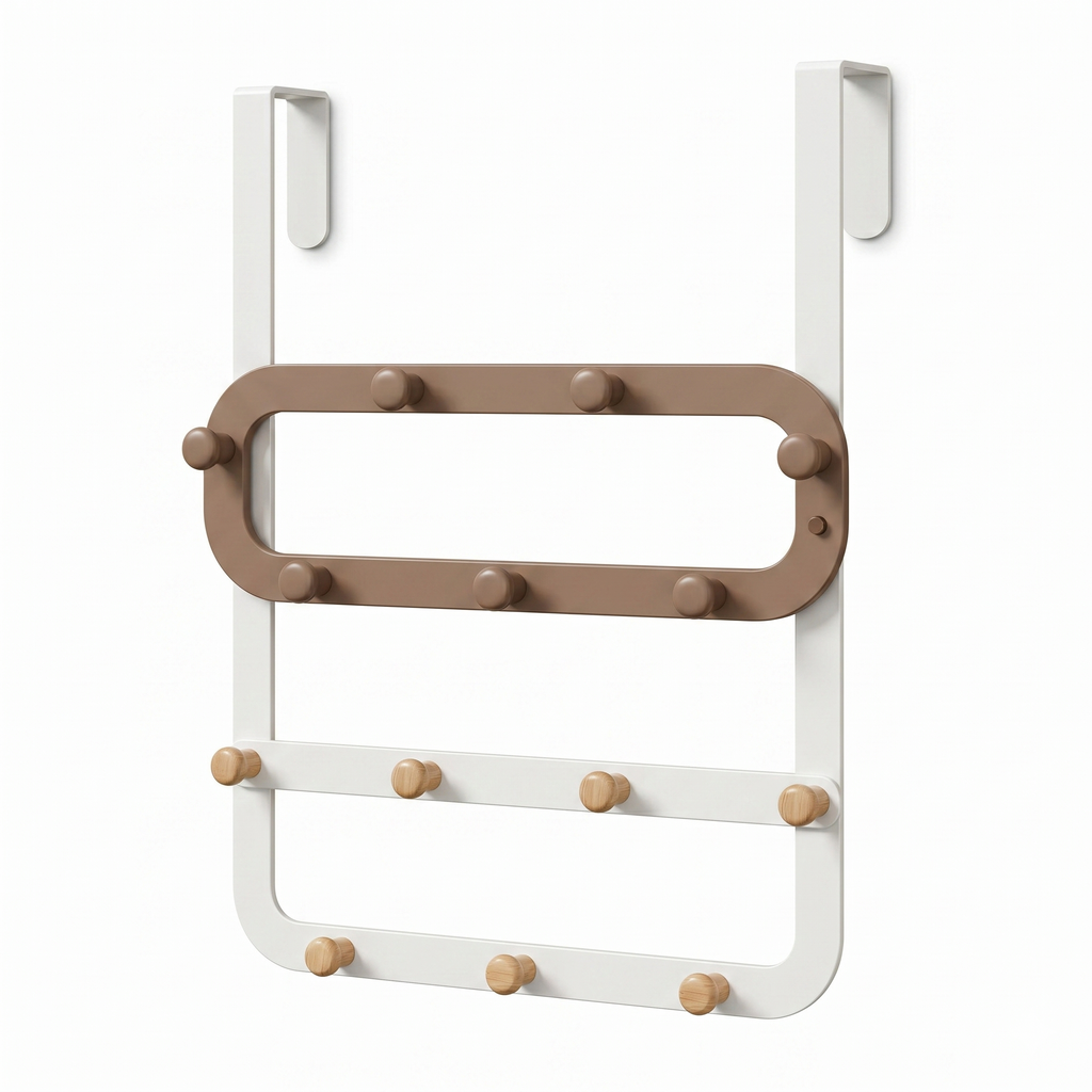 Porte-serviette Paroi Douche Bois
