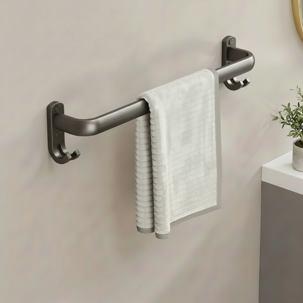 Porte-serviette Gris Anthracite