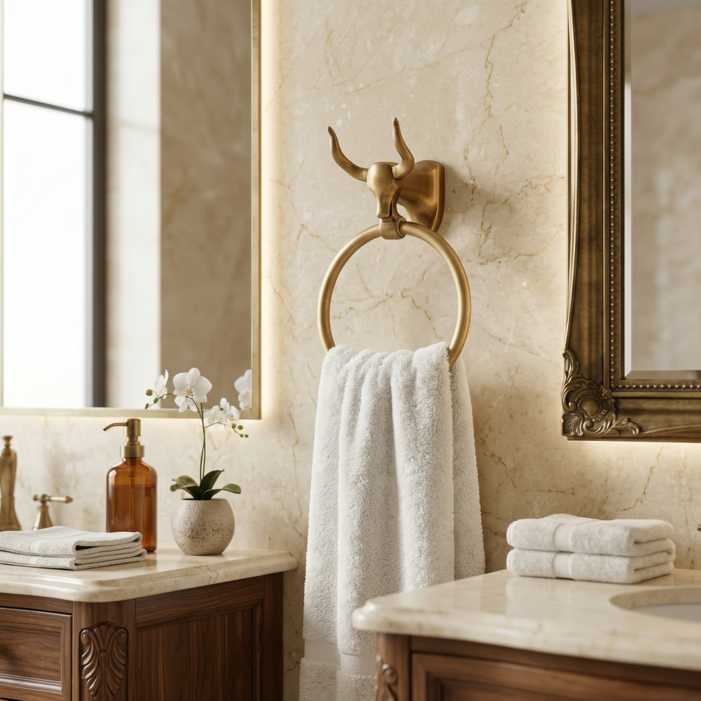 Porte-serviette Cerf