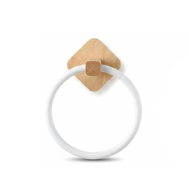 Anneau Porte-serviette Bois 1