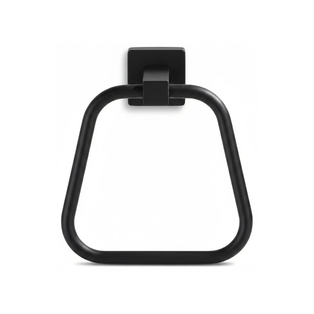Anneau Porte-serviette Noir À Suspendre 1