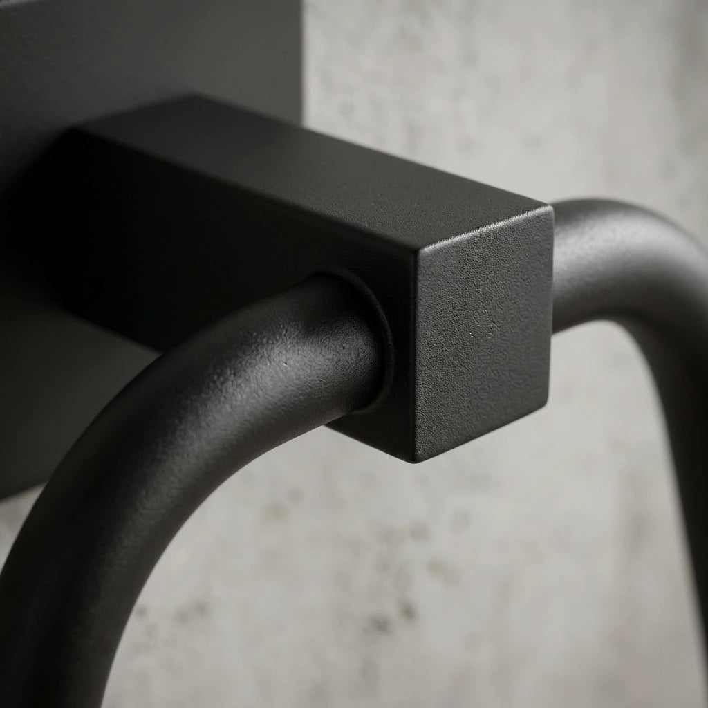 Anneau Porte-serviette Noir À Suspendre 2