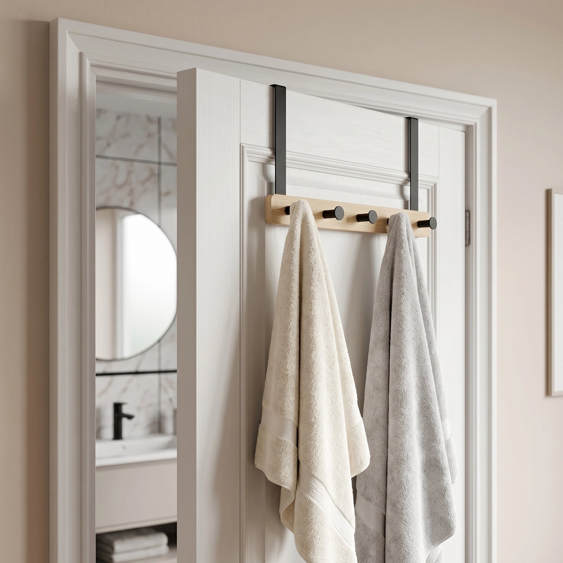 Barre Porte-serviette Bambou 6