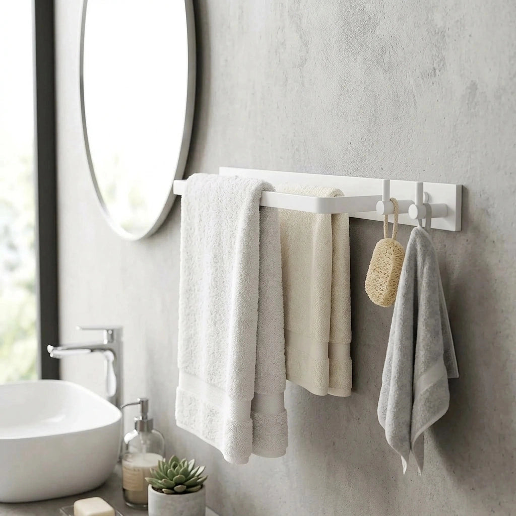 Barre Porte-serviette Blanche 3