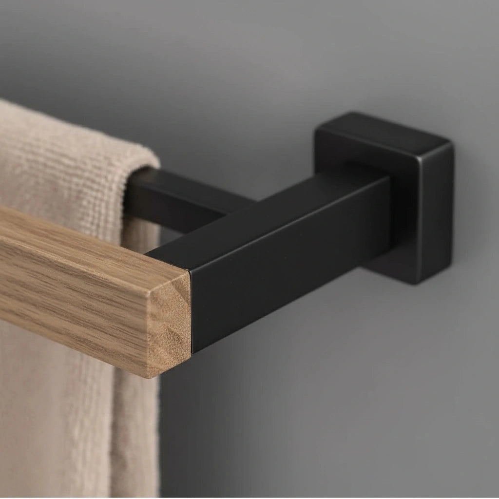 Barre Porte-serviette En Bois 2
