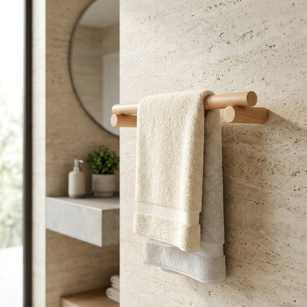 Barre Porte-serviette Bois - DECOR [STUDIO:DECOR]