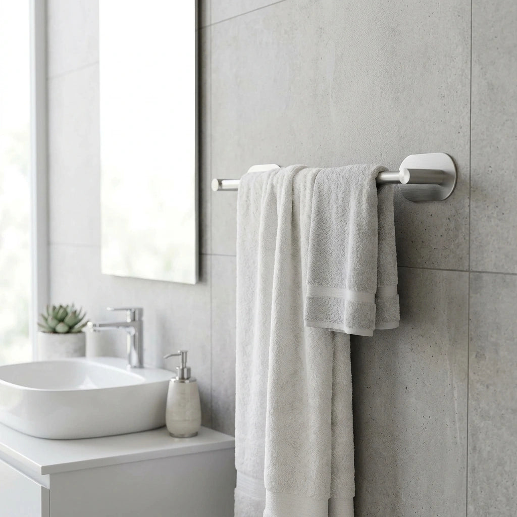 Barre Porte-serviette Inox Brossé - DECOR [STUDIO:DECOR]