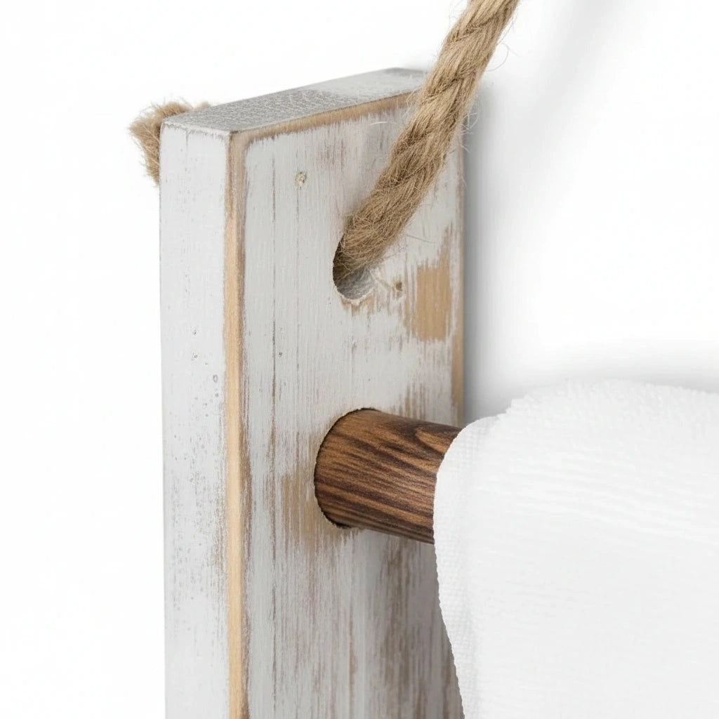 Échelle Porte-serviette Bois Blanc 2
