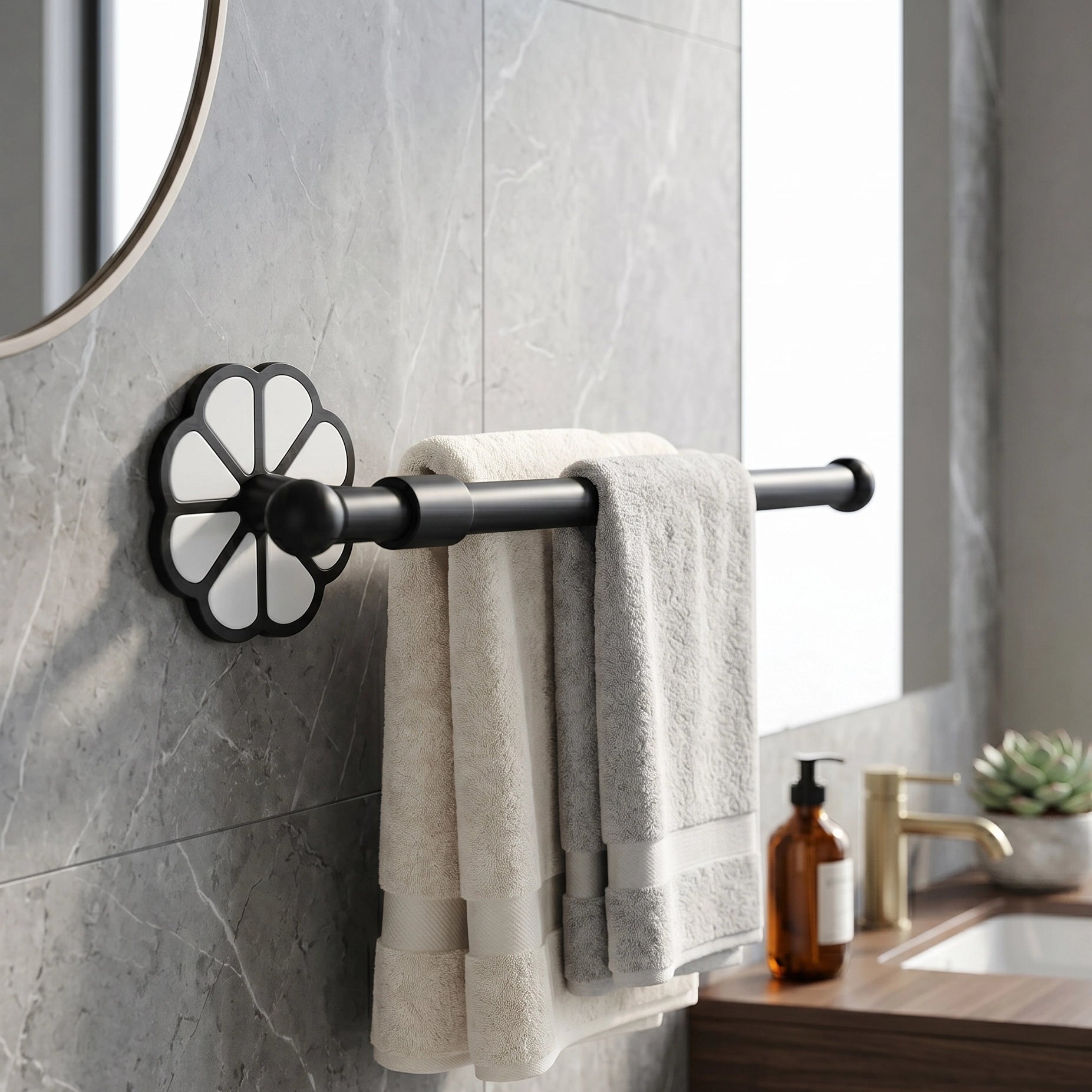 Porte-serviette Acier 6