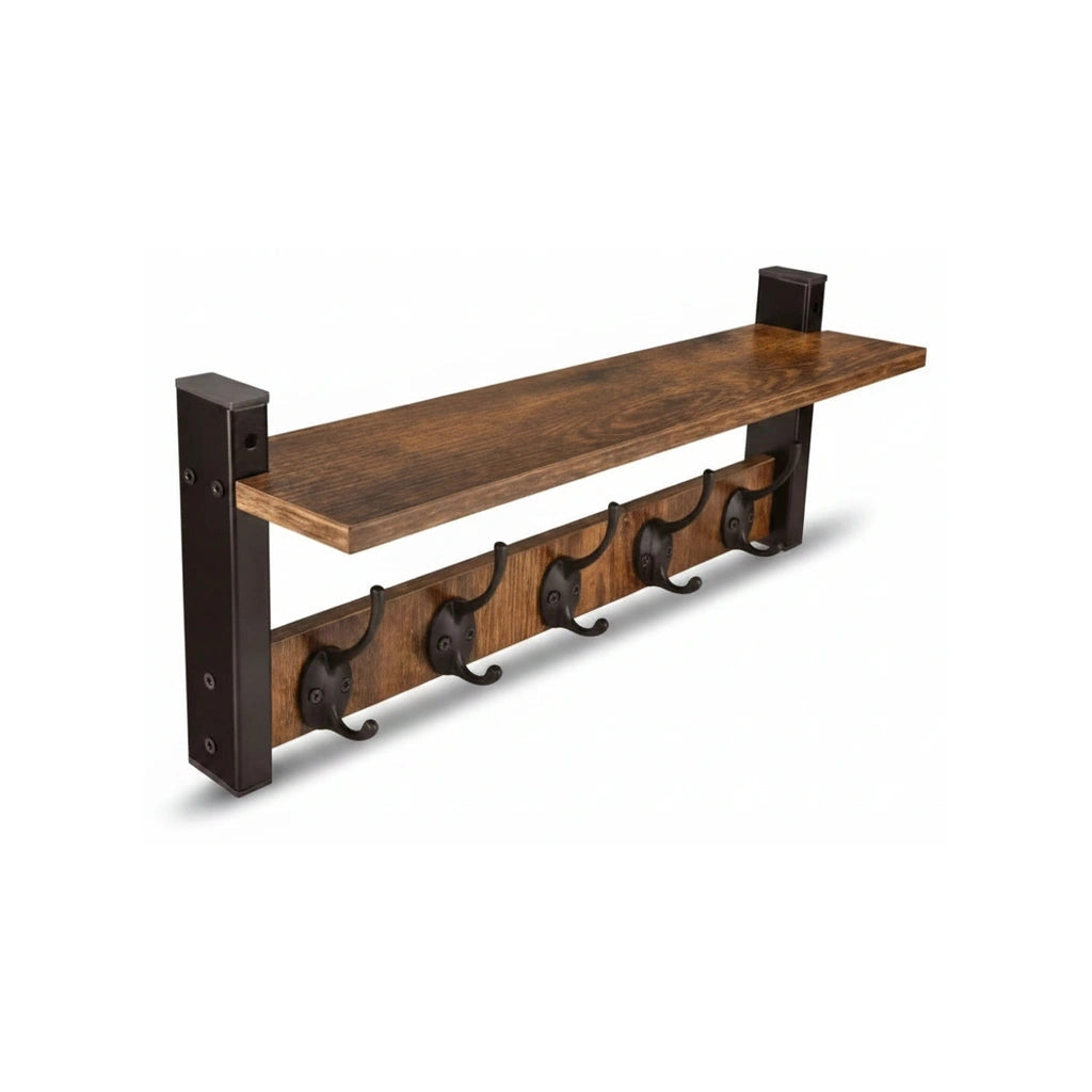 Porte-serviette Ancien En Bois 1