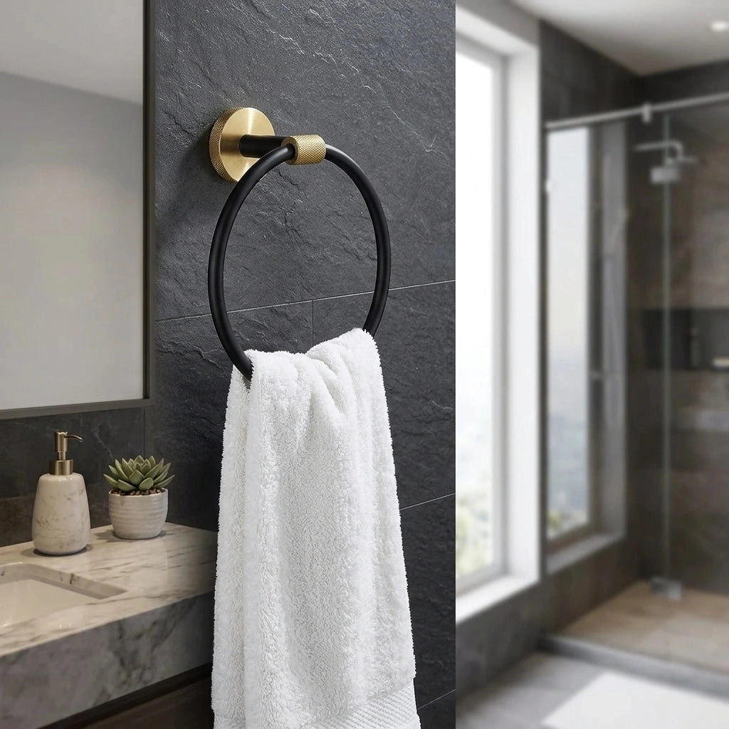 Porte-serviette Anneau Inox 3