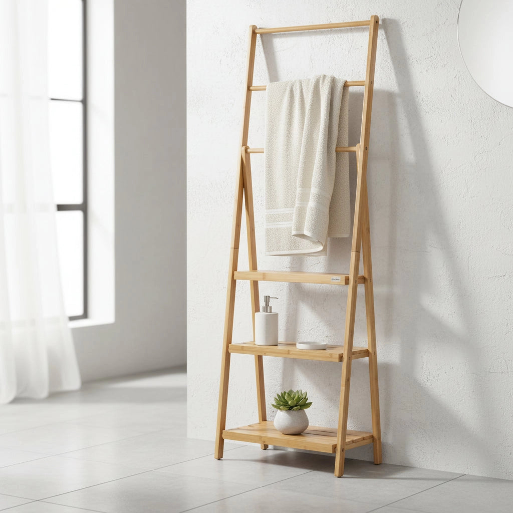 Porte-serviette Bambou Échelle 3