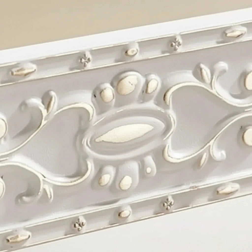 Porte-serviette Baroque Blanc 2