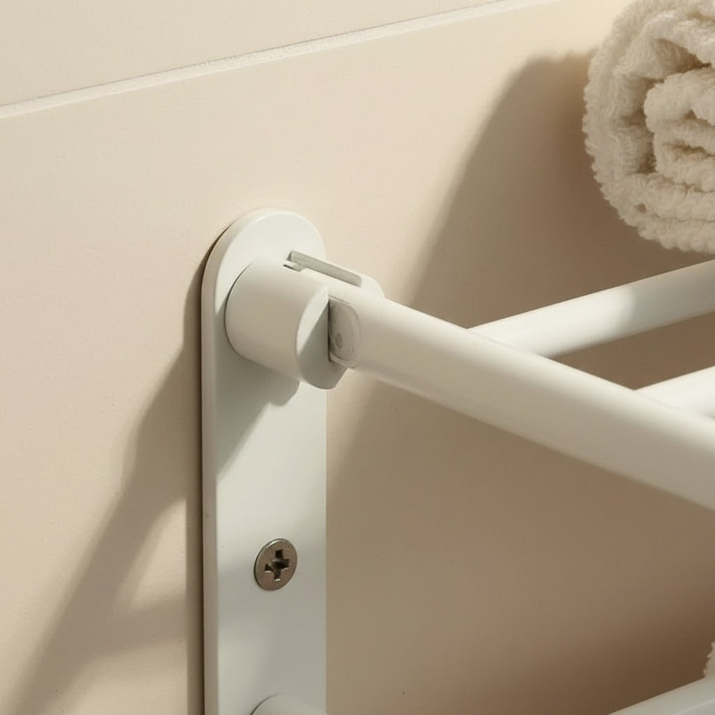 Porte-serviette Blanc Design 1