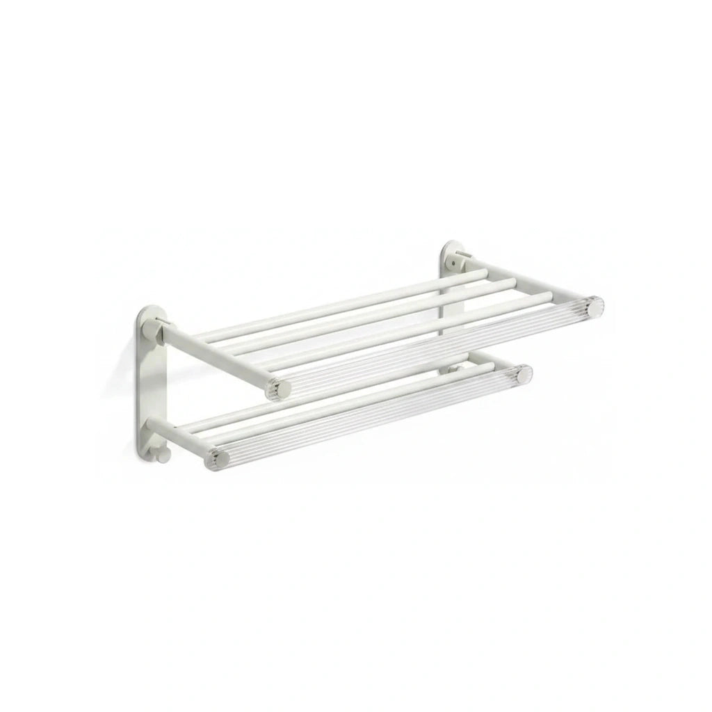 Porte-serviette Blanc Design 1