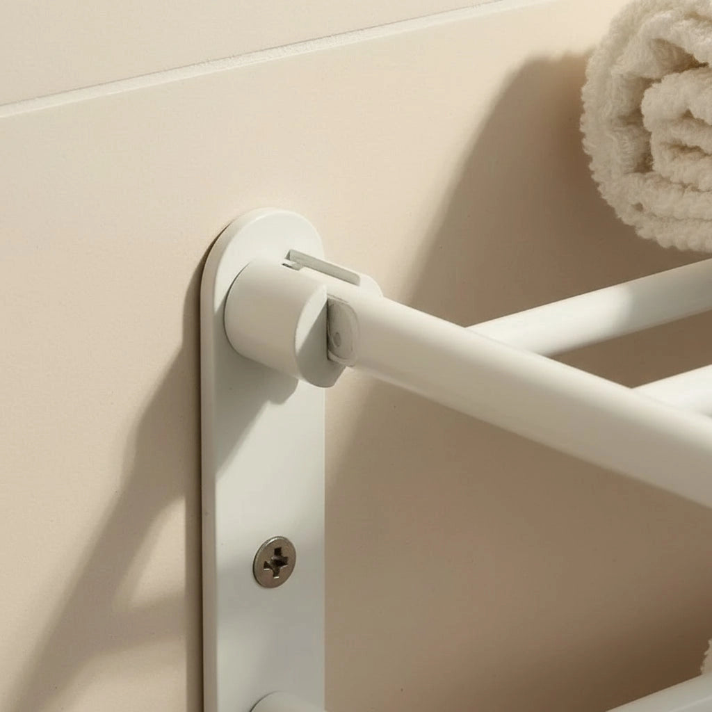 Porte-serviette Blanc Design 3