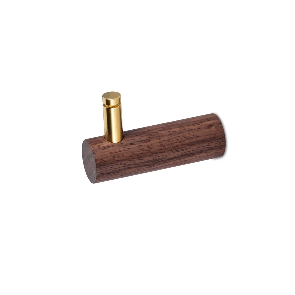 Porte-serviette Bois Laiton 3