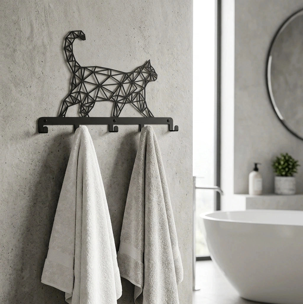 Porte-serviette Chat 3