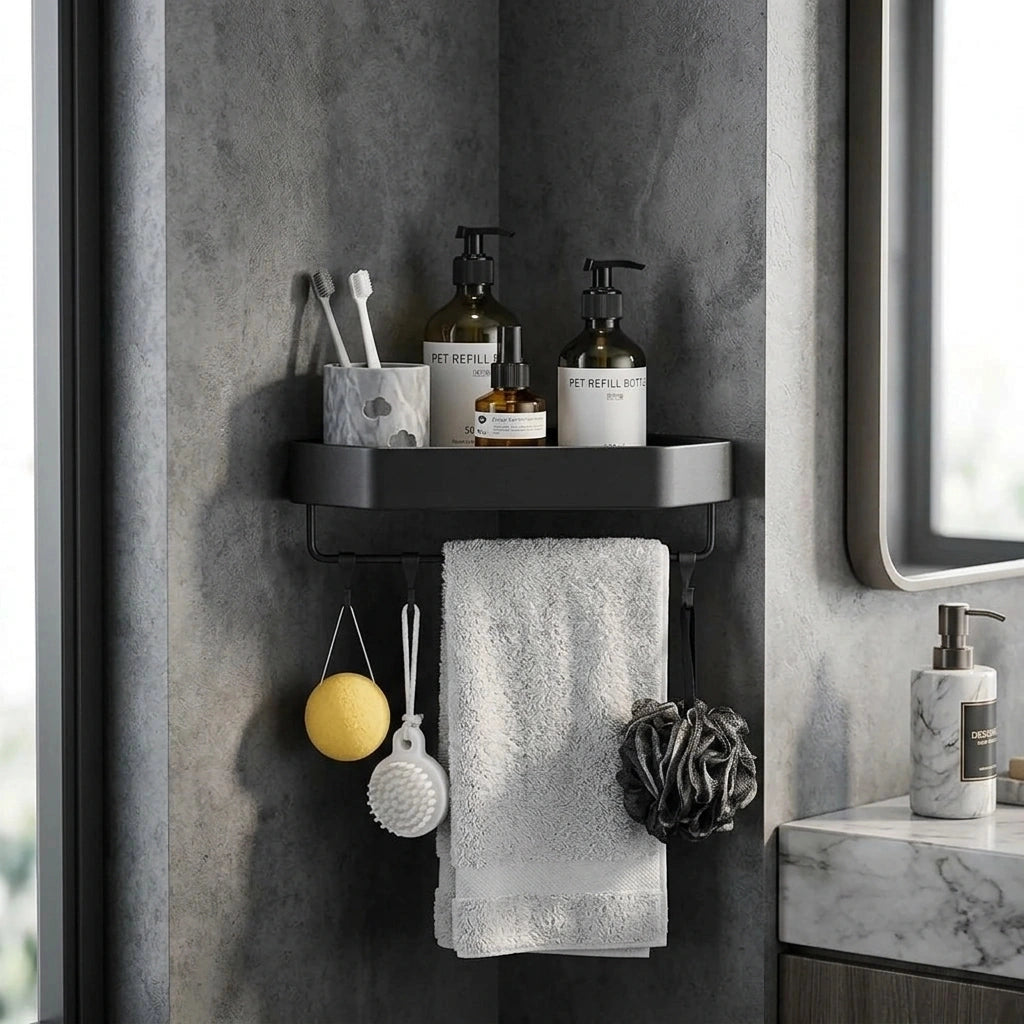 Porte-serviette Design Noir 3
