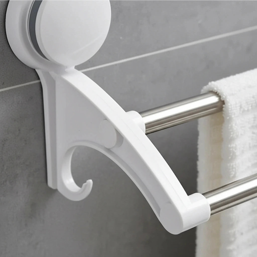 Porte-serviette Double À Ventouse 2