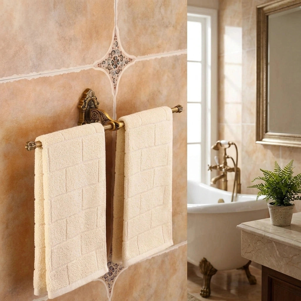 Porte-serviette Douche Ancien 3