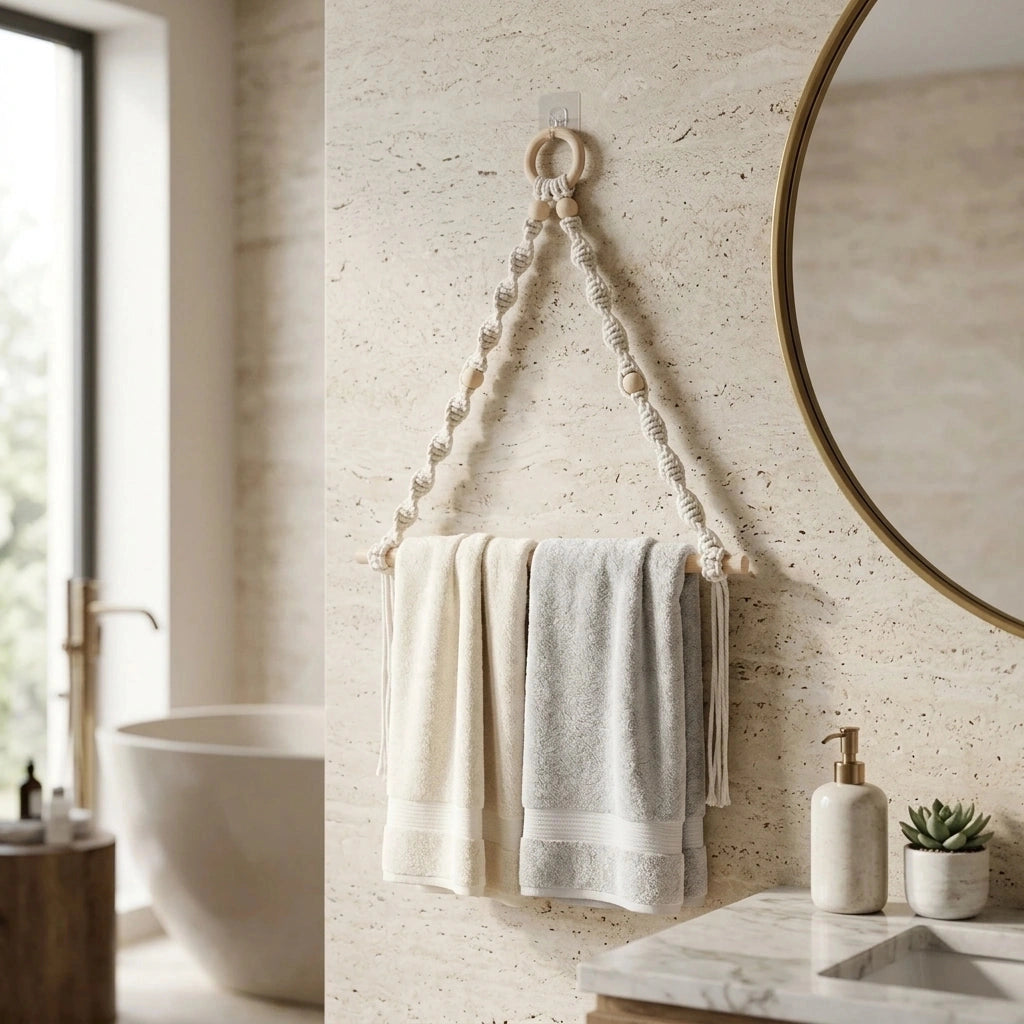 Porte-serviette En Macramé 3
