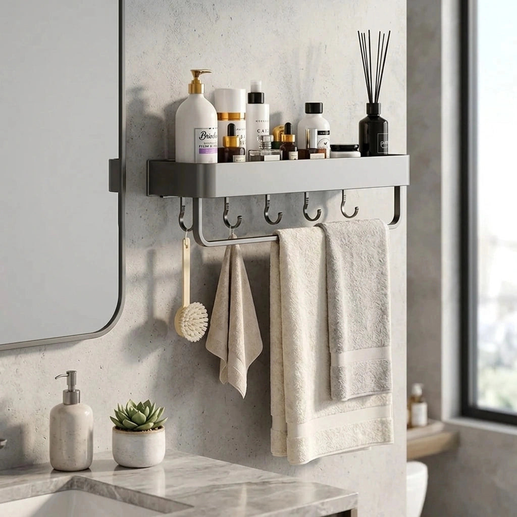 Porte-serviette Gris 3