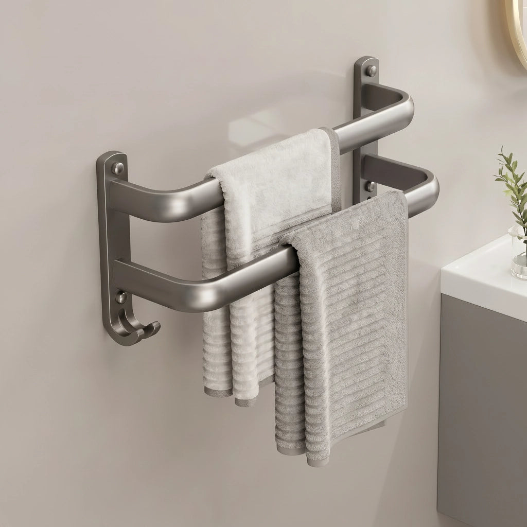 Porte-serviette Gris Anthracite 3