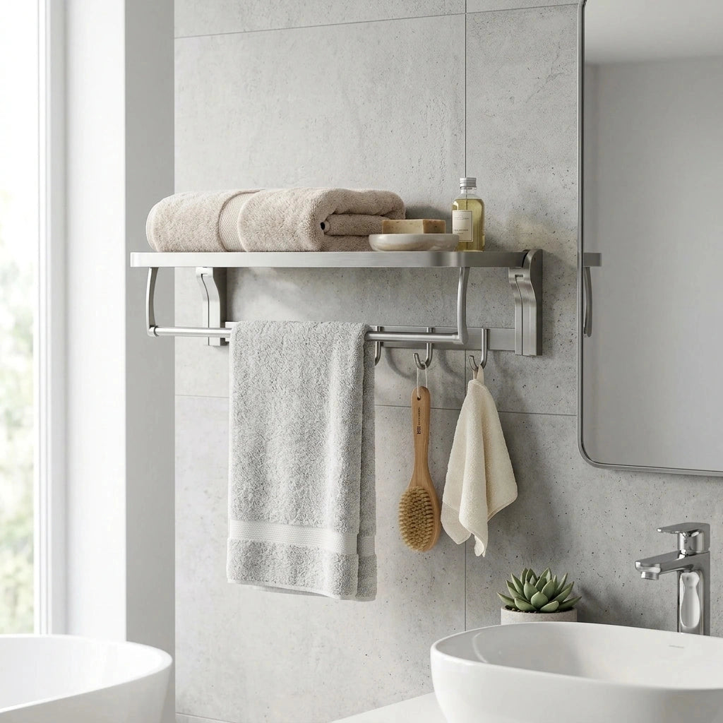 Porte-serviette Inox Brossé 3