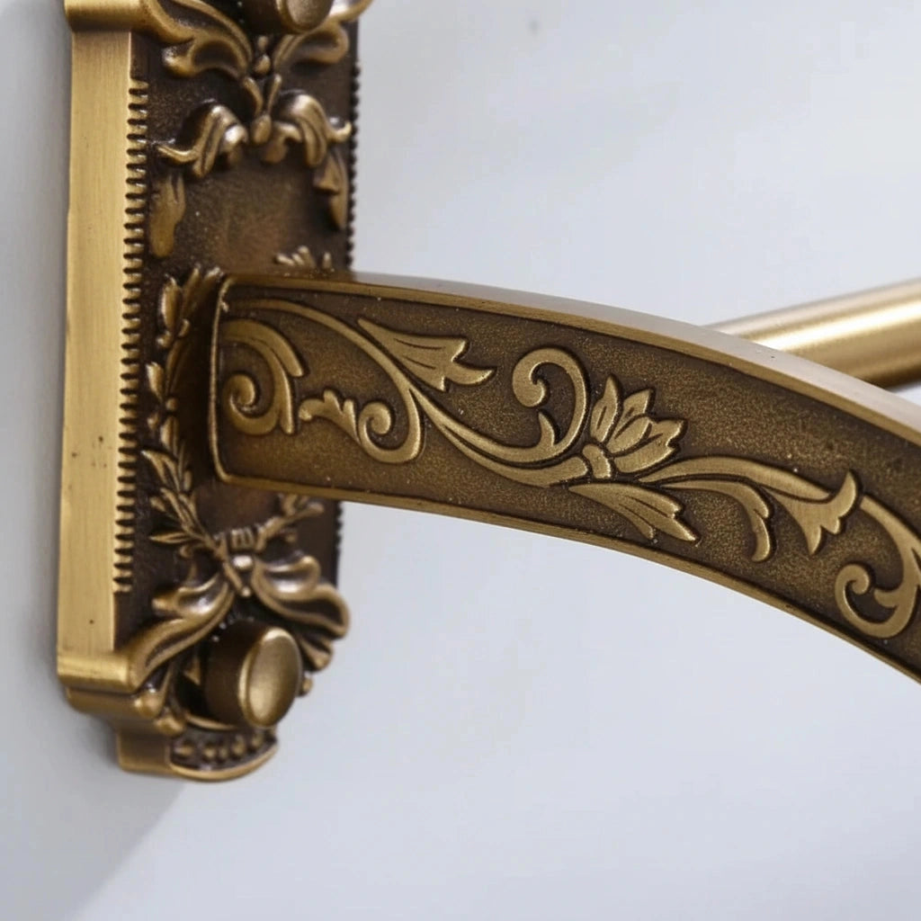 Porte-serviette Laiton Antique 3