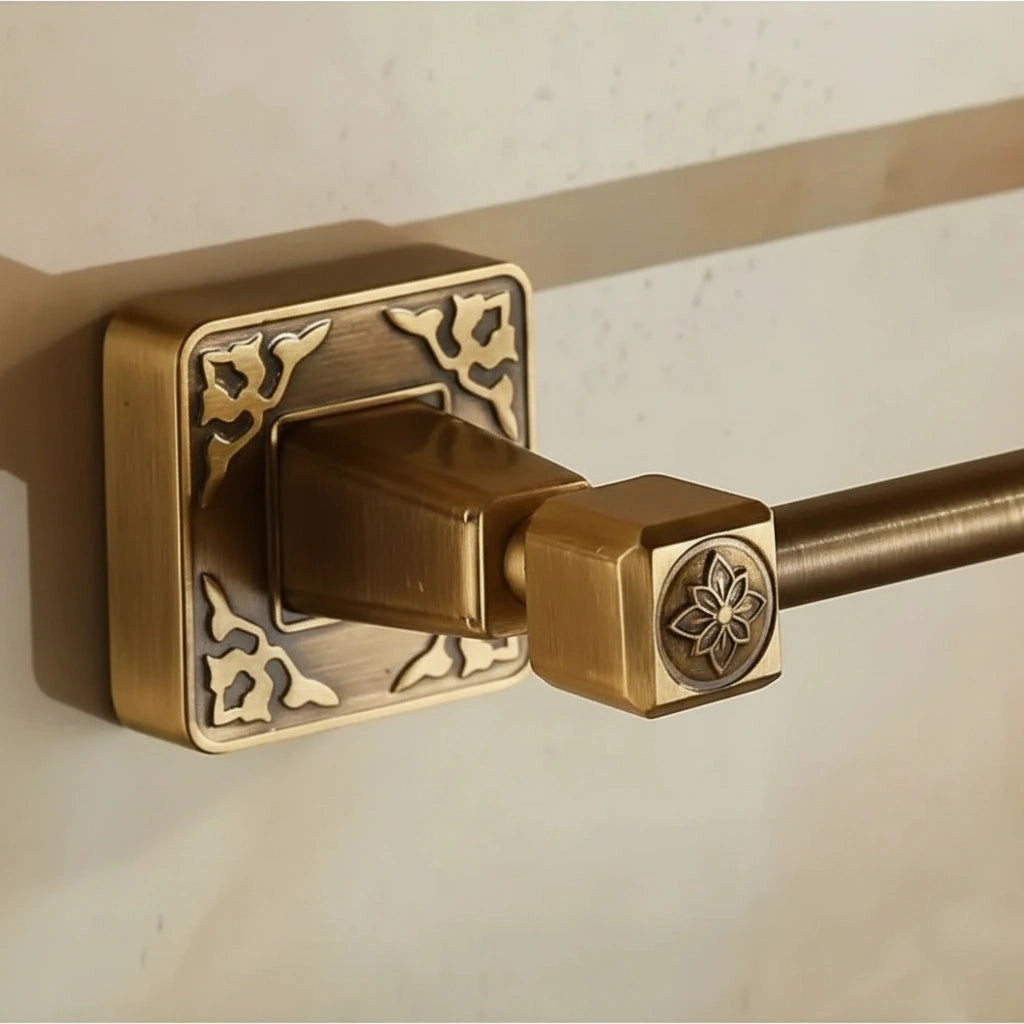 Porte-serviette Laiton Brossé 2