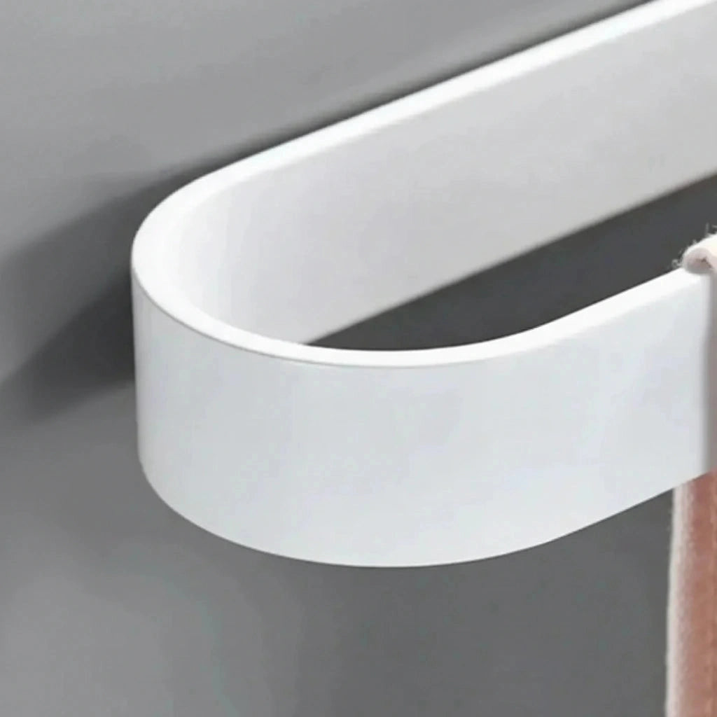 Porte-serviette Métal Blanc 2