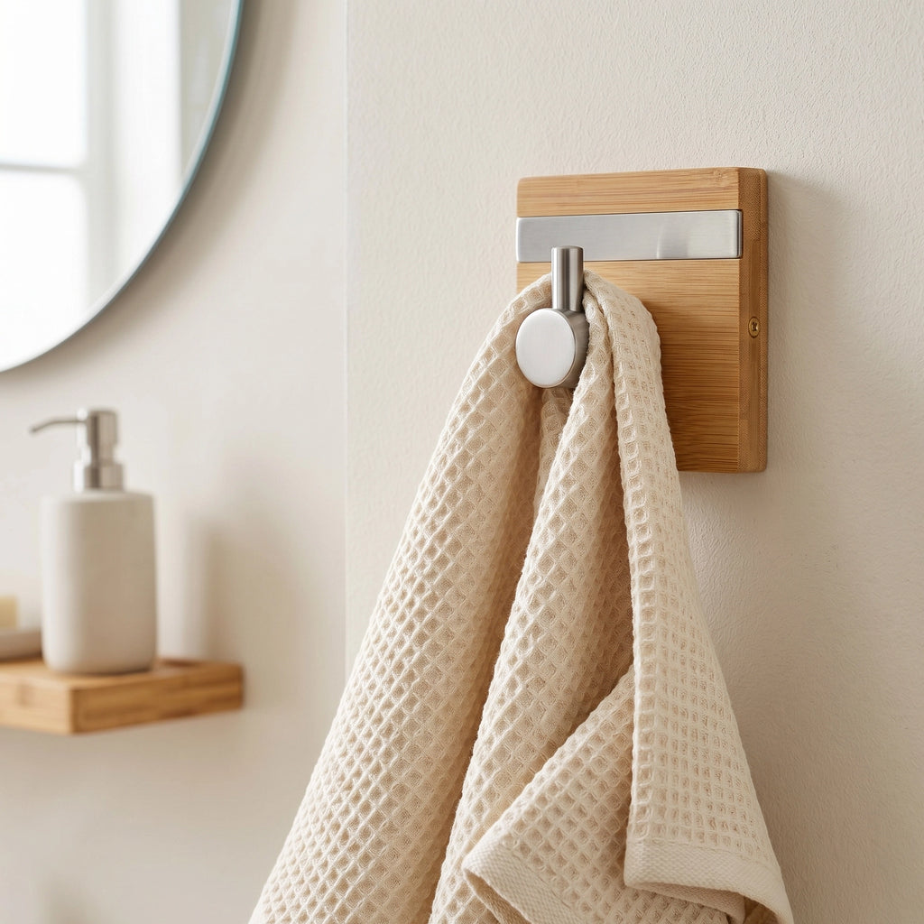 Porte-serviette Mural Bambou 6