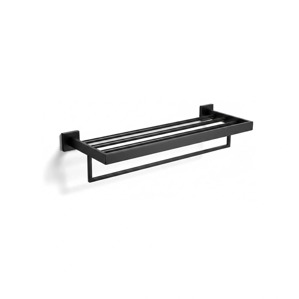 Porte-serviette Noir Mat 1