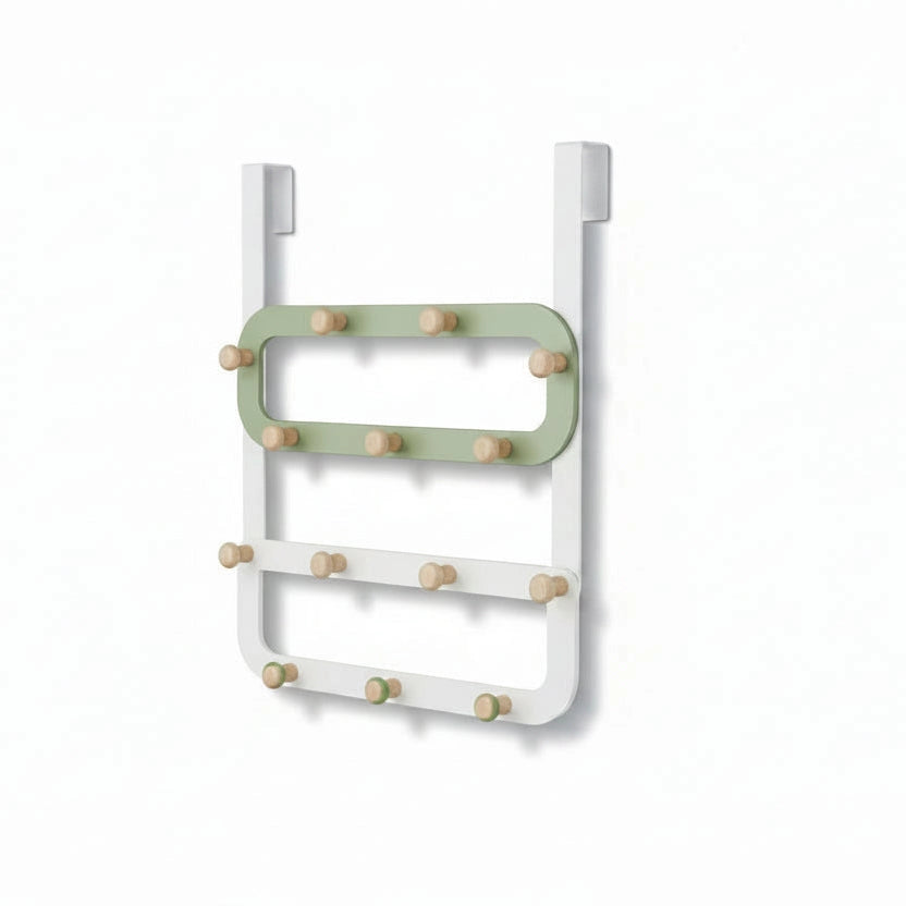 Porte-serviette Paroi Douche Bois 1