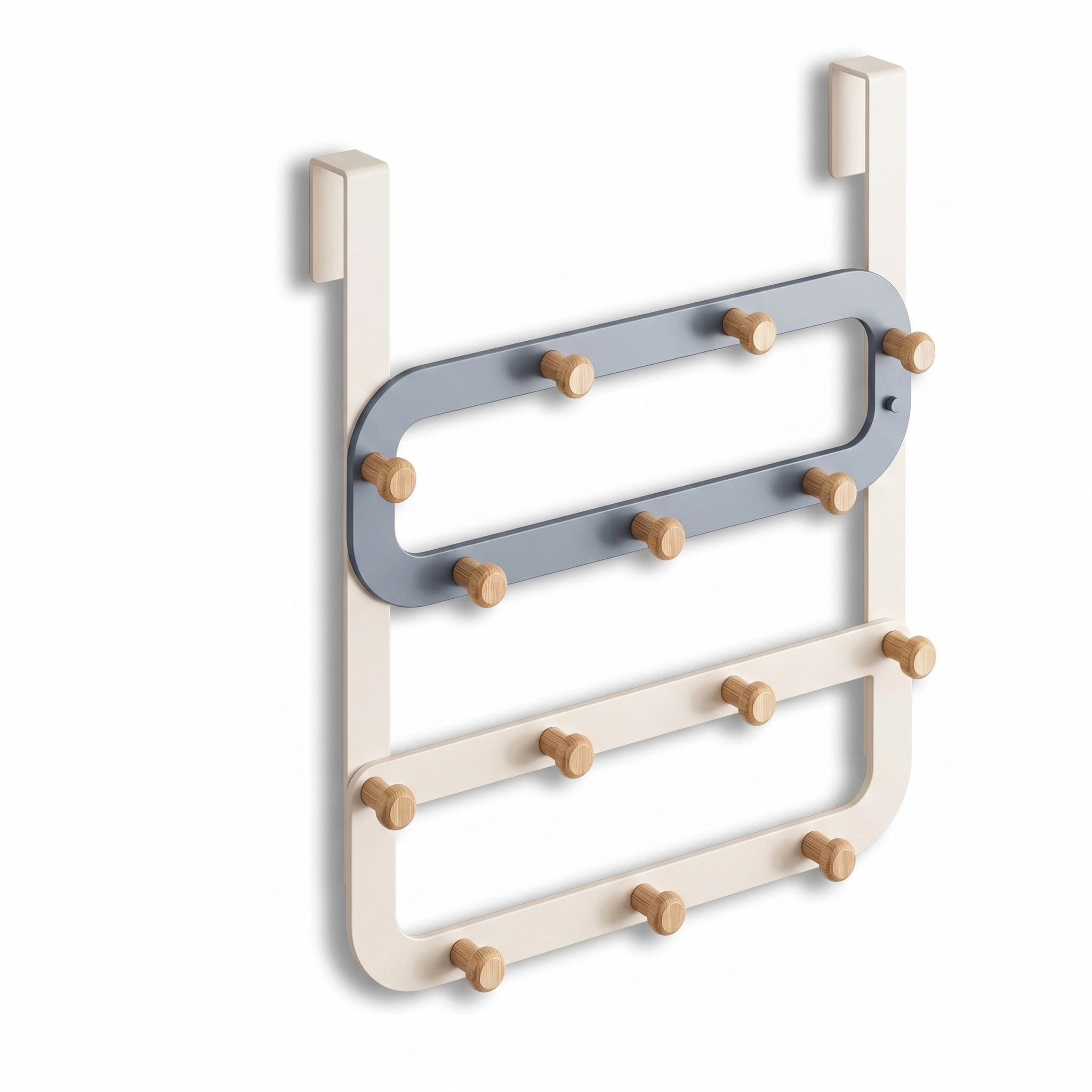 Porte-serviette Paroi Douche Bois 4